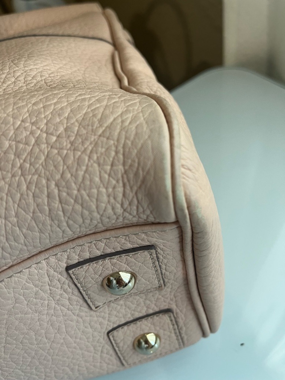 MULBERRY POWDER ROSE GRAINED LEATHER BAYSWATER - Picture 8 of 15
